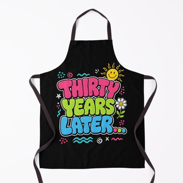 Item preview, Thirty Years Later Retro Bubble Letter 30th Birthday designed and sold by metalsnak.