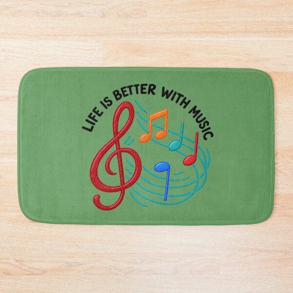 Item preview, Life Is Better With Music – Colorful Music Lover Design designed and sold by RosalesArts.