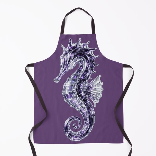 Item preview, Purple Crystal Glass Seahorse Sculpture designed and sold by LiMarchee.