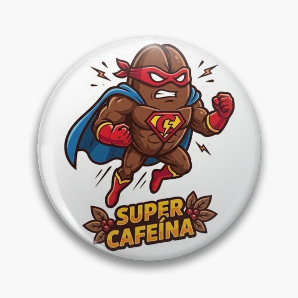 Item preview, Super Caffeine, the morning superhero designed and sold by dehosteleria.