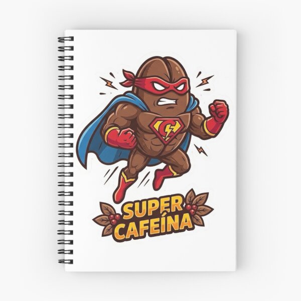 Item preview, Super Caffeine, the morning superhero designed and sold by dehosteleria.