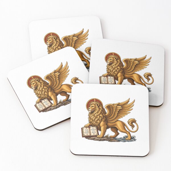 Item preview, Winged Lion of Saint Mark — Venetian Heraldry designed and sold by Larkfound Studio.