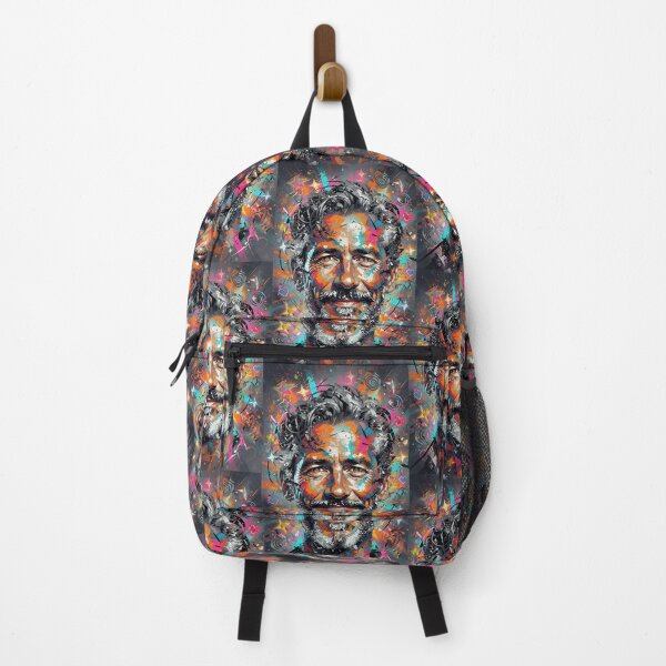 Item preview, Abstract Bearded Man Pop Art Portrait Print - Colorful Graffiti Style Face Design designed and sold by ZhivanCrimson.