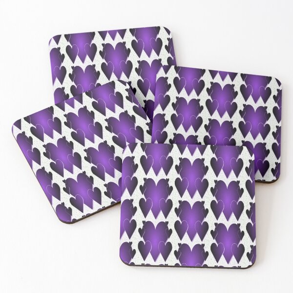 Item preview, Purple Hearts Abstract Art designed and sold by born30.