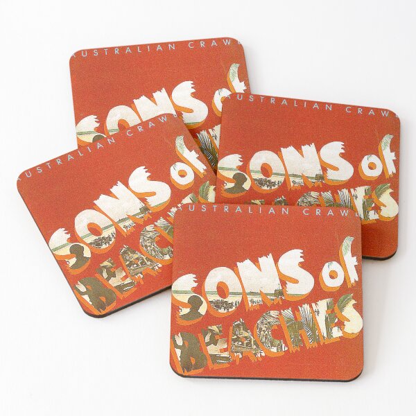 Item preview, AUSTRALIAN CRAWL SONS OF BEACHES ART  designed and sold by WallopFam.
