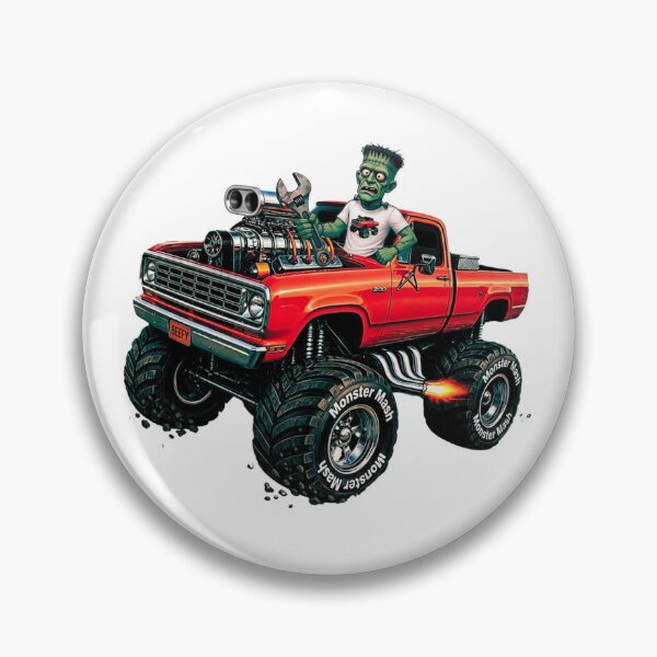 Item preview, Monster Mechanic Frank – Beefy Monster Truck Mayhem designed and sold by Classic Chaos Creations.