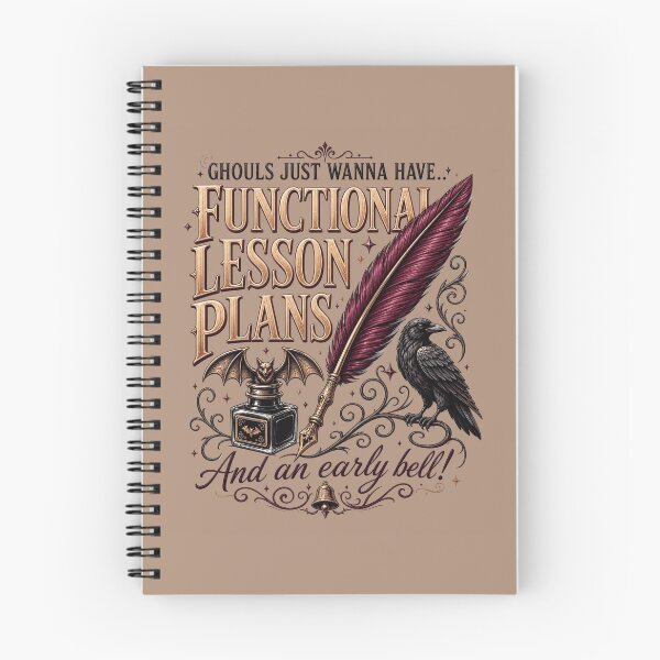 Item preview, Funny Halloween Teacher Gift Raven and Quill Graphic designed and sold by artscreat.