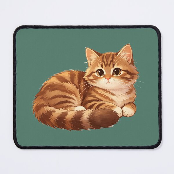 Item preview, Cute tabby kitten in warm tones designed and sold by mixoubraw.