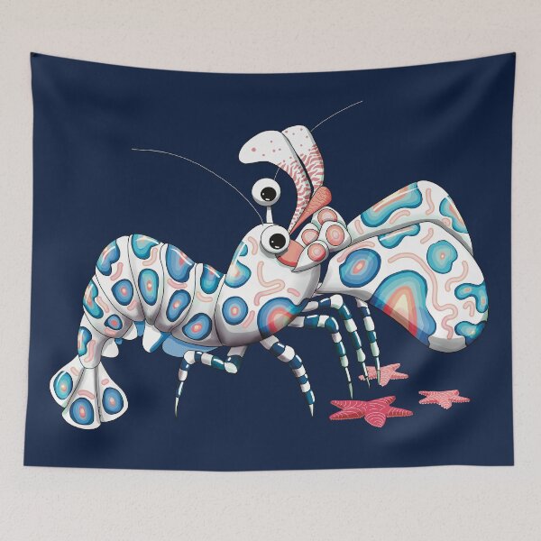 Item preview, Harlequin Shrimp and Starfish designed and sold by Karin Taylor.