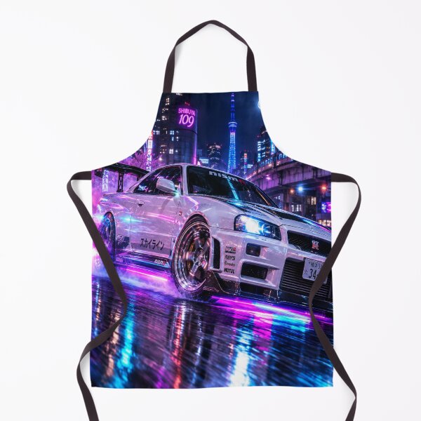 Item preview, Nissan Skyline GT-R R34 Cyberpunk Tokyo Drift designed and sold by JMAVILA ART.