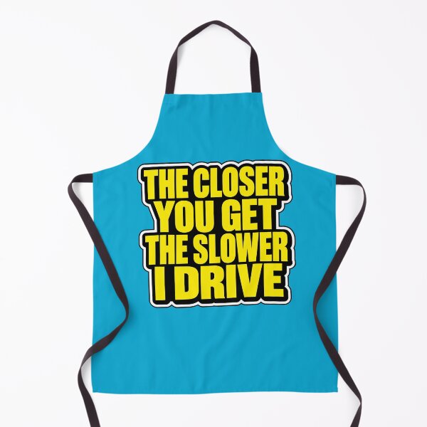 Item preview, The Closer I Get The Slower I Drive Sticker designed and sold by PIXEL POP DESIGNS - Beyond the Norm!.