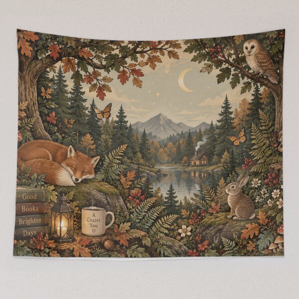 Item preview, Vintage Storybook Forest designed and sold by Glottopia.