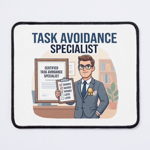 Item preview, Task Avoidance Specialist designed and sold by CleverGoods.