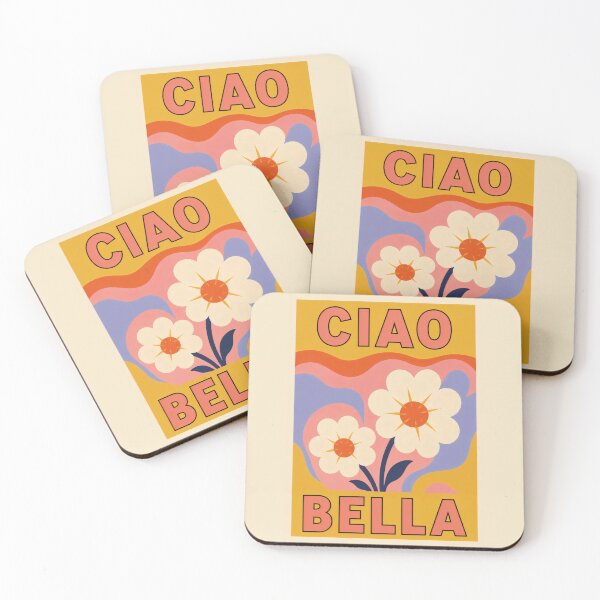 Item preview, Ciao Bella Retro Italian Floral Summer Art designed and sold by VictorinoArt.
