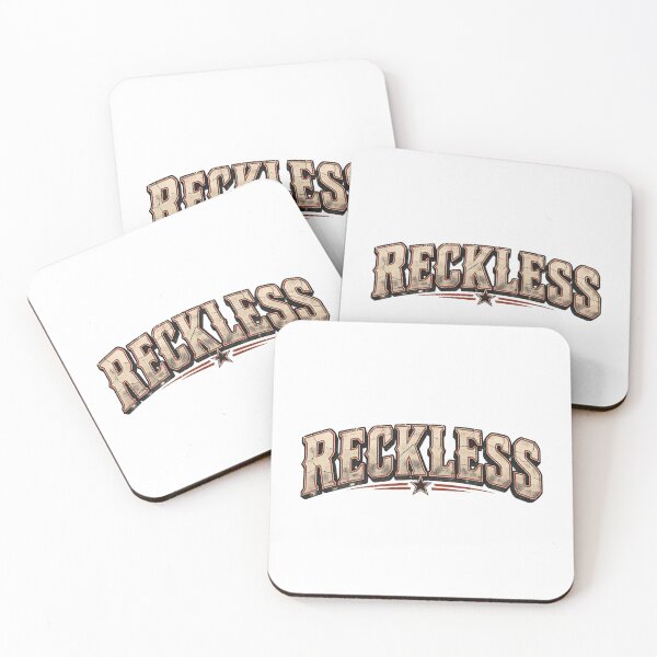 Item preview, Reckless Distressed Streetwear Text designed and sold by Inkworksbyshery.