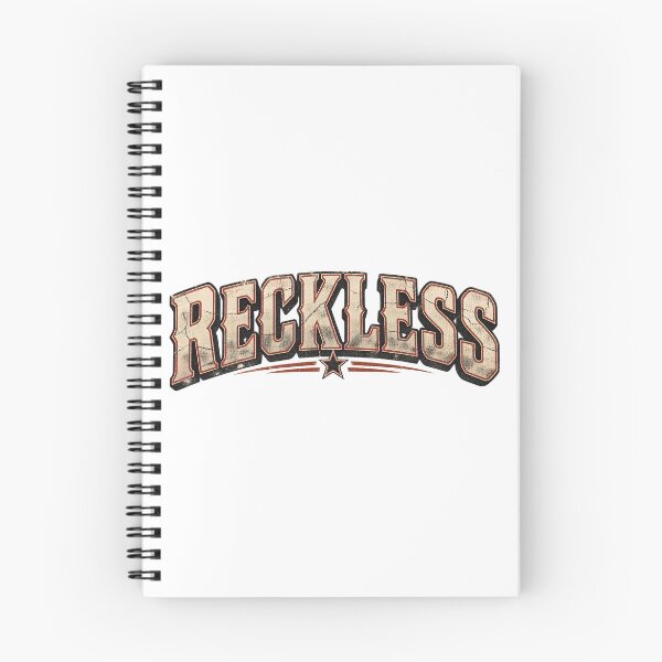 Item preview, Reckless Distressed Streetwear Text designed and sold by Inkworksbyshery.
