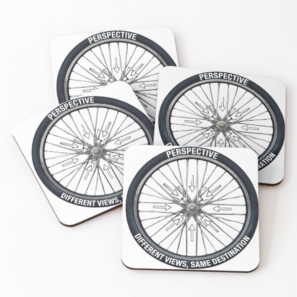 Item preview, Perspective bicycle tire different views  designed and sold by FINERpRINT.
