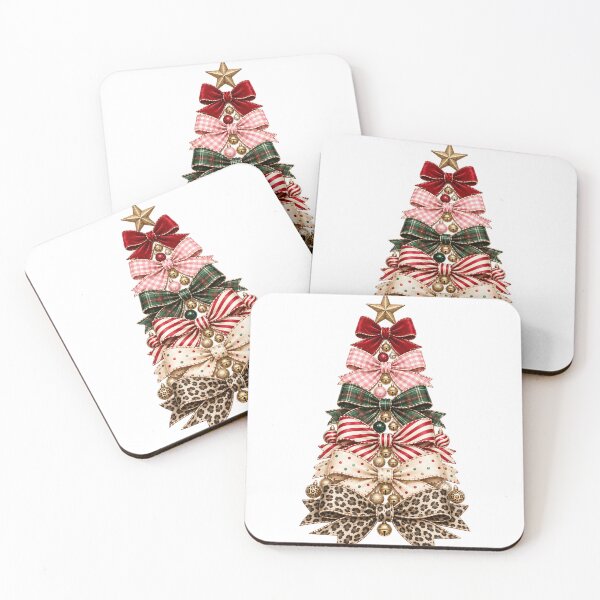 Item preview, Christmas tree bows bells designed and sold by Uniquememorable.