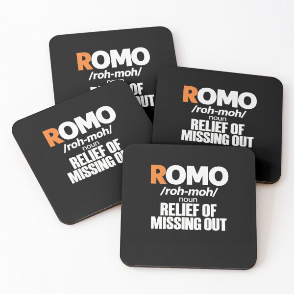 Item preview, ROMO Typography for Relief of Missing Out designed and sold by elderberry.