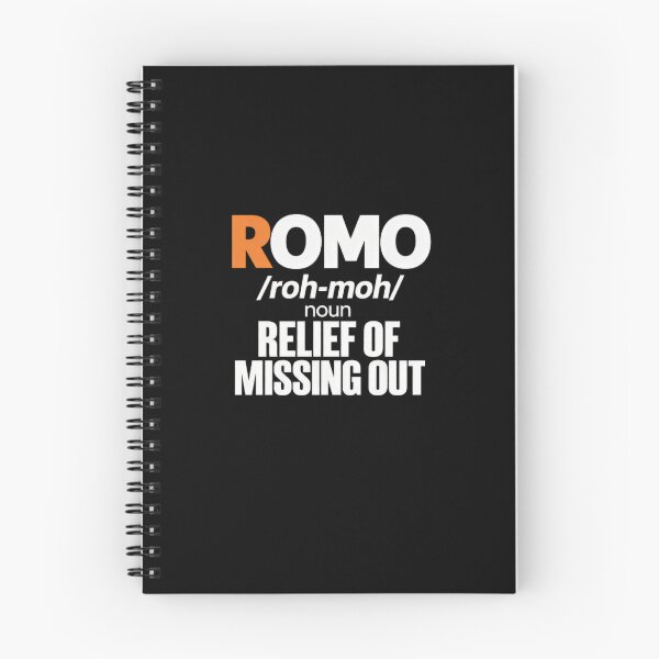Item preview, ROMO Typography for Relief of Missing Out designed and sold by elderberry.