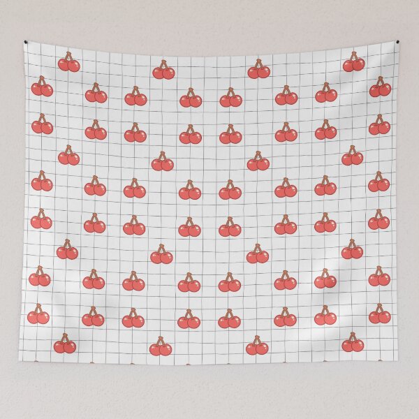 Item preview, Cute Red Cherry Seamless Pattern designed and sold by EeshaArshad.
