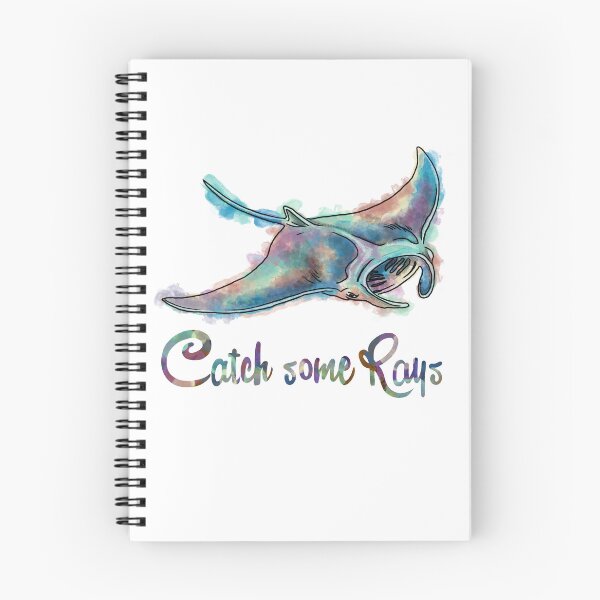 Item preview, Catch some rays, manta ray, underwater animal designed and sold by DoodlingMissy.