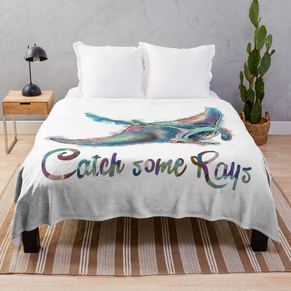 Item preview, Catch some rays, manta ray, underwater animal designed and sold by DoodlingMissy.