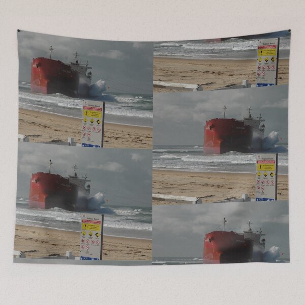 Item preview, Pasha Bulker and sign, Newcastle, Australia 20070624 designed and sold by muz2142.