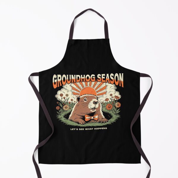 Item preview, groundhog season vintage illustration lets see what happens designed and sold by DariaOltes.