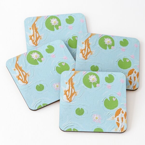 Item preview, Koi Pond under Cherry Blossoms designed and sold by Sydney-Sunxhine.