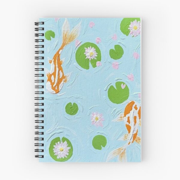 Item preview, Koi Pond under Cherry Blossoms designed and sold by Sydney-Sunxhine.