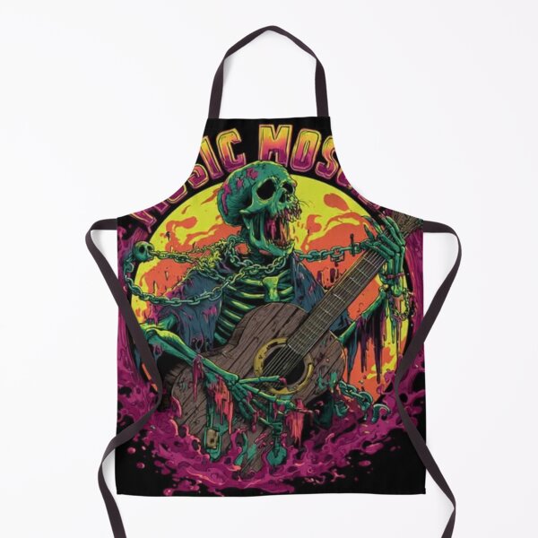 Item preview, Music Mosaic Zombie Guitarist | Undead Skeleton Rocker Graphic designed and sold by TOCOCLAWS.