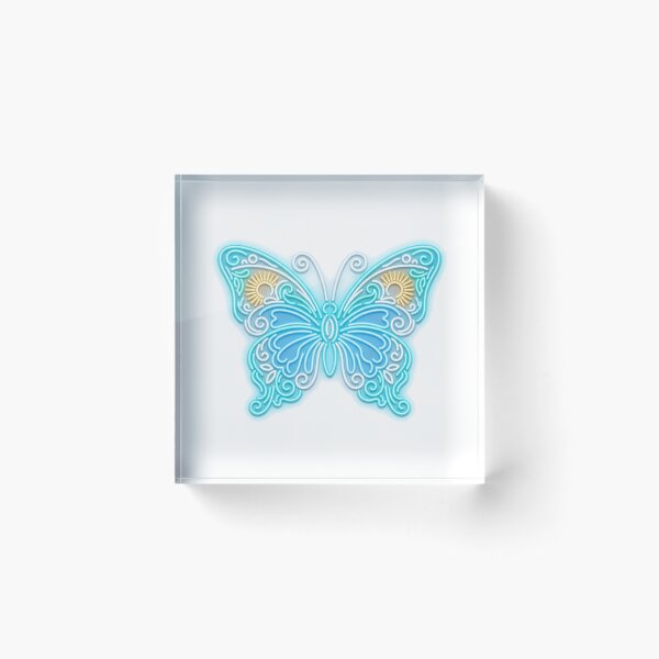 Item preview, Filleted Neon Butterfly – Celestial Flight and Tradition designed and sold by Esencia Argentina.