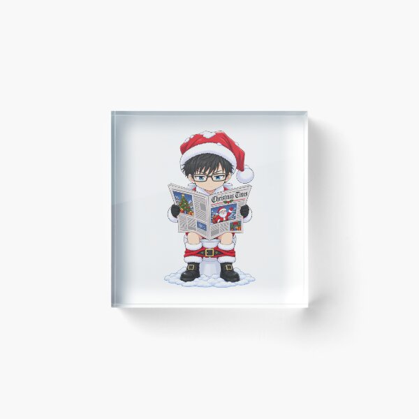 Item preview, Yukio Okumura Blue Exorcist Christmas Toilet Newspaper Humor designed and sold by mildaclairmo.