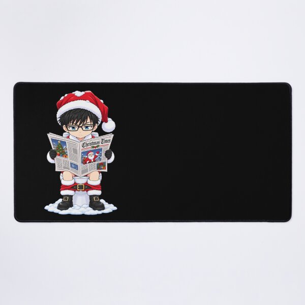 Item preview, Yukio Okumura Blue Exorcist Christmas Toilet Newspaper Humor designed and sold by mildaclairmo.