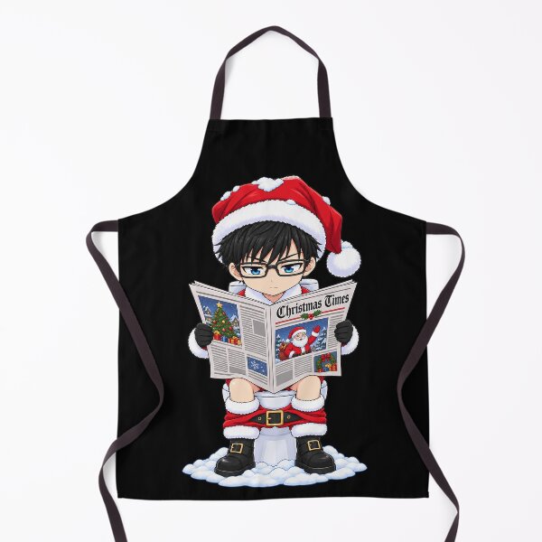 Item preview, Yukio Okumura Blue Exorcist Christmas Toilet Newspaper Humor designed and sold by mildaclairmo.