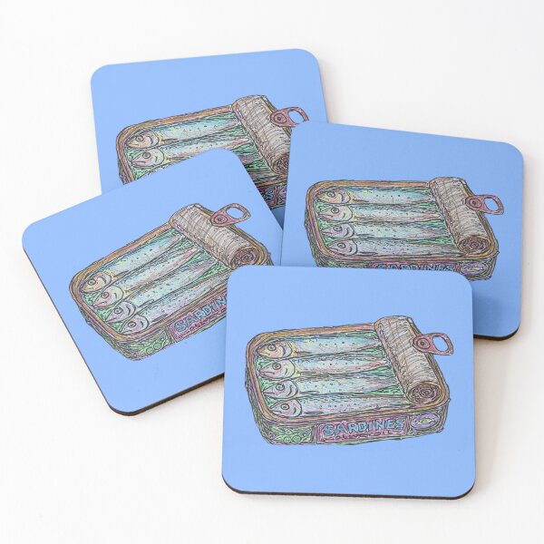 Item preview, Tin of Sardines | Can of Fish | Fish Lovers  designed and sold by Deas Creations.