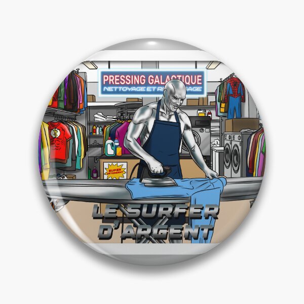 Item preview, The Daily Life of Superheroes - The Silver Surfer designed and sold by Magic-Ynk.