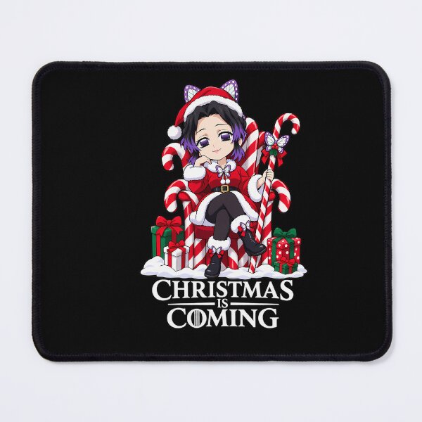 Item preview, Shinobu Kocho Demon Slayer Christmas Candy Cane Throne designed and sold by mildaclairmo.