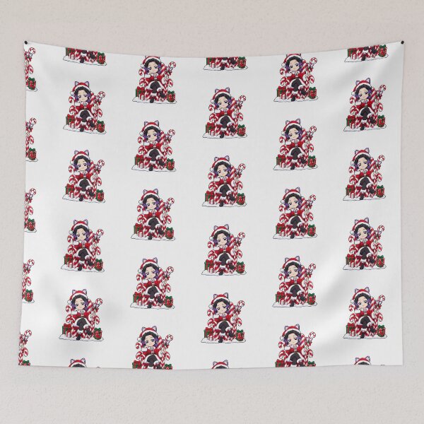 Item preview, Shinobu Kocho Demon Slayer Christmas Candy Cane Throne designed and sold by mildaclairmo.