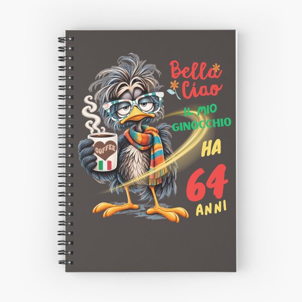 Item preview, Il Mio Ginocchio Ha 64 Anni – Funny Italian Espresso Humor designed and sold by The Kawaii Forge.