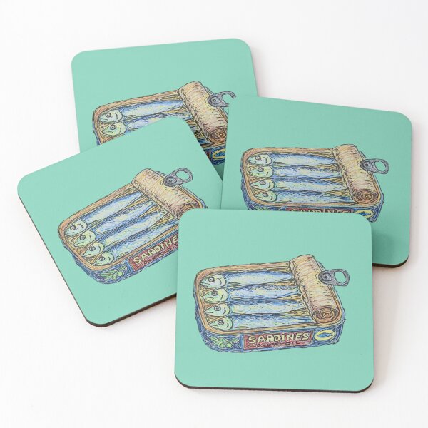 Item preview, Tin of Sardines | Can of Fish | Fish Lovers  designed and sold by Deas Creations.