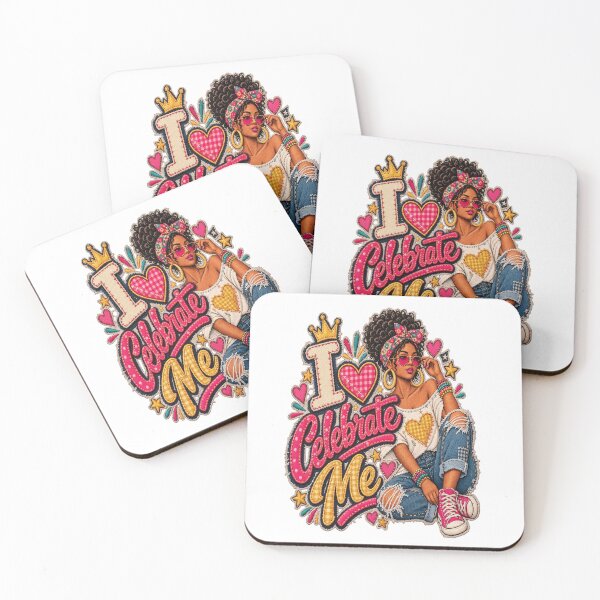 Item preview, I Celebrate Me Queen Self Love Black Woman Confidence designed and sold by DYAFLK.