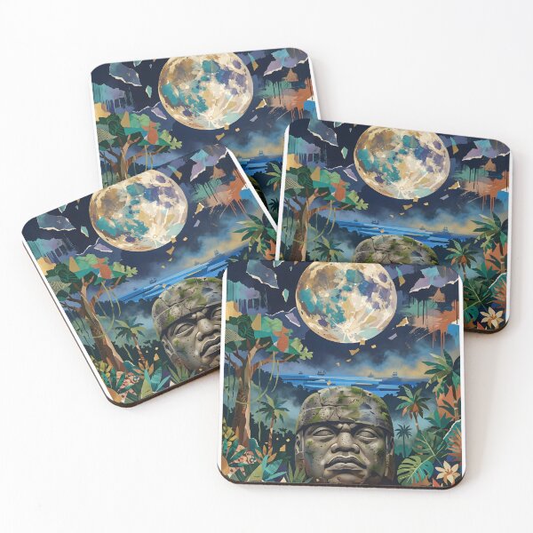 Item preview, Ancestral Moon Over the Jungle designed and sold by ChloeDesigns401.