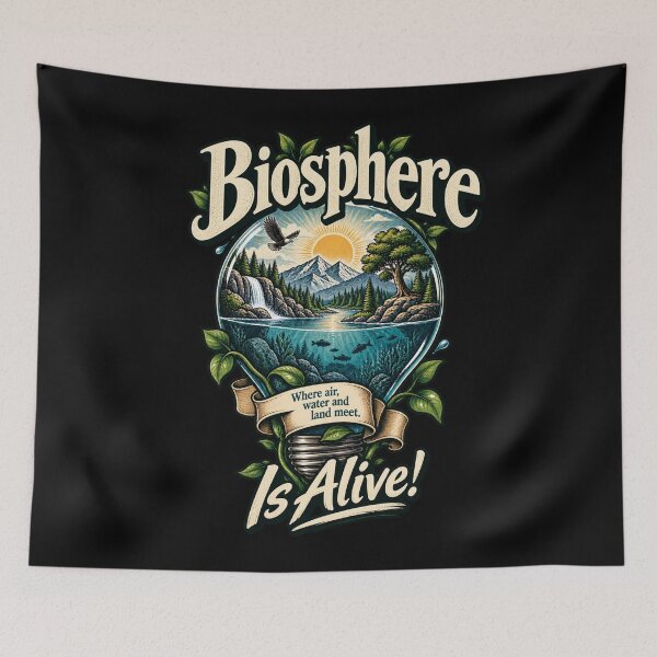 Item preview, Biosphere Earth Nature Where Air Water Land Meet designed and sold by choudane.