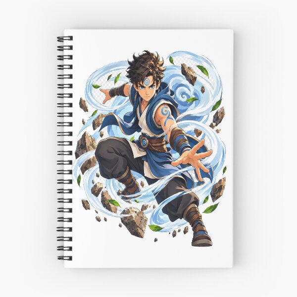 Item preview, Elemental Wind Warrior | Original Fantasy Martial Artist Anime Design designed and sold by Art Wave Studio.