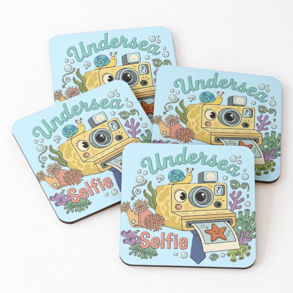 Item preview, Vintage Yellow Sponge Camera - Ocean Selfie Retro Art designed and sold by Yuki Shop.
