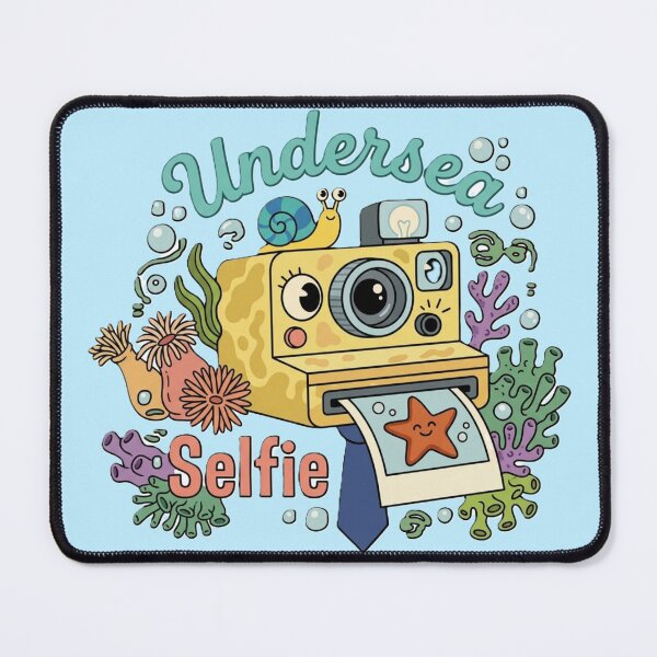 Item preview, Vintage Yellow Sponge Camera - Ocean Selfie Retro Art designed and sold by Yuki Shop.
