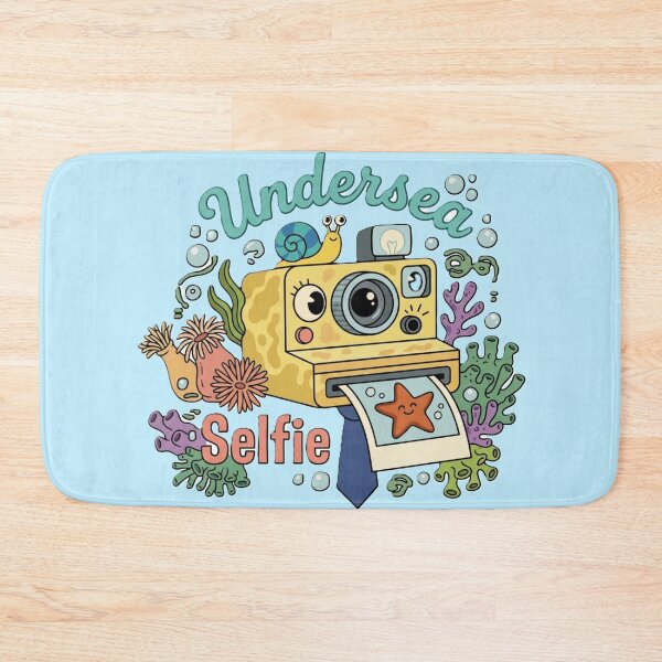 Item preview, Vintage Yellow Sponge Camera - Ocean Selfie Retro Art designed and sold by Yuki Shop.
