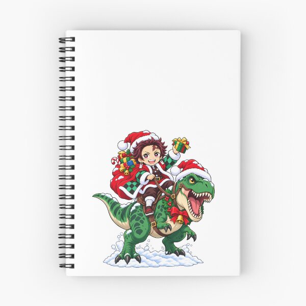 Item preview, Tanjiro Kamado Demon Slayer Christmas T Rex Ride designed and sold by mildaclairmo.
